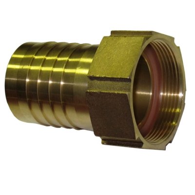 voda mosaz nátrubek s maticí Dn25-i5/4" - obrázek