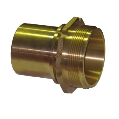 TRN DIN 2817 mosaz vnější 025 AG 1" MS - koncovka hladká