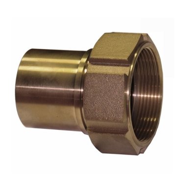 TRN DIN 2817 mosaz maticová 032 IG 6/4" Ms - koncovka hladká