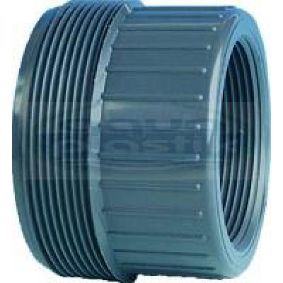 PVC-U šroubení závitové  AG/IG Dn 063  AG 3.1/2" - IG 2 1/2"