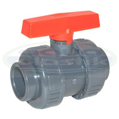 PVC-UH kulový kohout průmyslový Dn 090 lepení