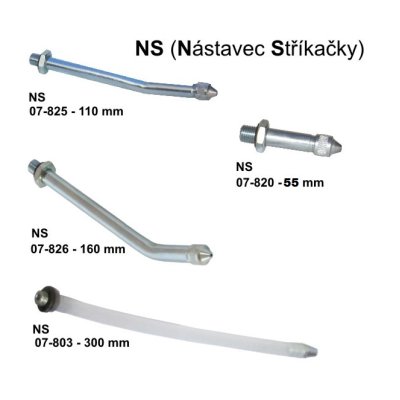 nástavec pro maz. stříkačku Z-Ocel 160mm - obrázek