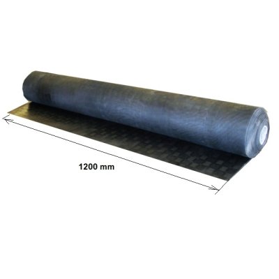 Podlahovina GM9 černá 3mm š. 1200 mm - obrázek
