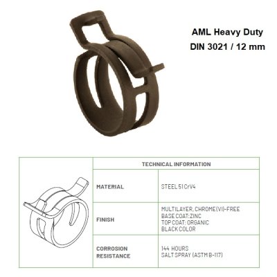 AML spona pérová W1 07mm - obrázek