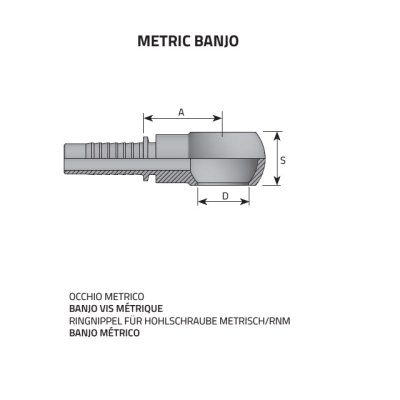 koncovka RN Dn10  oko 14 mm VT - obrázek