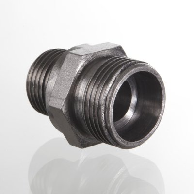 Hrdlo přímé nerez G6/4" - M 52x2  tr. 42 WD