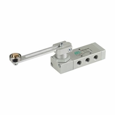 ventil pneu mech. páka-kladka  5/2  1/8 monostab API- A1ME150RLBR - API páka kladka 2.jpg
