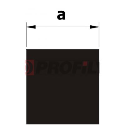 HG profil čtverec 20x20 EPDM 70Sh