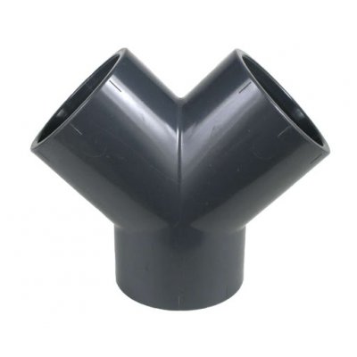 PVC-U y-kus  d050/D61 na lepení